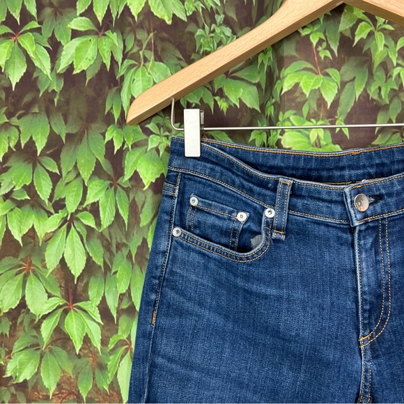 RAG & BONE Dark Wash Indigo Five-Pocket Jeans, 26 - Picture 3 of 15